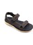 H24815 Plaj ve Günlük Cırtlı Erkek Kahverengi Spor Sandalet 4