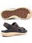 H24815 Plaj ve Günlük Cırtlı Erkek Kahverengi Spor Sandalet 5