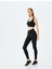 Yüksek Bel Dikiş Detaylı Slim Fit Spor Tayt 1