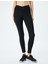 Yüksek Bel Dikiş Detaylı Slim Fit Spor Tayt 3