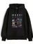 Lionel Messi Baskılı Kapşonlu Unisex Siyah Sweatshirt Hoodie 1