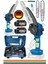 Alman V598 25CM Blue Zincir Yağlamalı Çift Akülü Budama Testeresi Şarjlı Ağaç Dal Kesme Testeresi 1