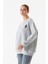 3 Iplik Ayıcık Nakışlı Bisiklet Yaka Oversize Sweatshirt 3