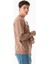 Yazı Nakışlı Bisiklet Yaka Sweatshirt 4