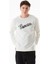 Yazı Nakışlı Bisiklet Yaka Sweatshirt 4