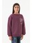 3 Iplik Kalp ve Yazı Baskılı Kız Çocuk Sweatshirt 5