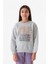 3 Iplik Brooklyn Yazı Baskılı Bisiklet Yaka Kız Çocuk Sweatshirt 1