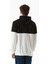 Renk Bloklu Yazı Kabartmalı Kapüşonlu Sweatshirt 3