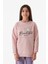 Beautiful Day Yazı Baskılı Bisiklet Yaka Kız Çocuk Sweatshirt 2