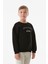 3 Iplik City Of Forks Yazı Nakışlı Unisex Çocuk Sweatshirt 1