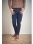 Fermuarlı Straight Jean Pantolon 4