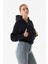 3 Iplik Basic Kapüşonlu Crop Sweatshirt Hoodie 2