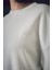 3 Iplik Çift Kalp Nakışlı Oversize Sweatshirt 4