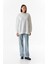 3 Iplik Çift Kalp Nakışlı Oversize Sweatshirt 5
