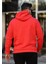 Erkek Kapüşonlu Baskılı Kanguru Cepli Sweatshirt 88406 Fiesta 3