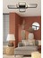 Trio Model Yüksek Aydınlatmalı 85 x 65 cm Büyük Ebat Kumandalı 3 Renk Aydınlatmalı Tavan Modern LED Avize 2