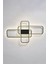 Trio Model Yüksek Aydınlatmalı 85 x 65 cm Büyük Ebat Kumandalı 3 Renk Aydınlatmalı Tavan Modern LED Avize 4