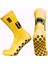 Unisex Sarı Anti Slip Socks Kaymaz Silikon Havlu Taban Dikişsiz Maç Pro Sporcu Çorabı 2
