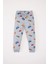 Erkek Bebek Pijama Takımı Araç Baskılı Uzun Kollu Üst Beli Lastikli Uzun Alt D7154A524WN 2