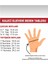 Degaj Çocuk Kaleci Kapıcı Eldiveni Junior Kidz Goalkeeper Gloves Bilek Bandajlı 5-6-7 4