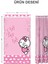 Dijital Baskı Yıkanabilir Hello Kitty Desenli 2 Kanat Bebek ve Çocuk Odası Fon Perdesi 2