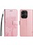 Xiaomi Redmi 13 5g/13 4g Kılıf Deri Telefon Kapağı Folyo Cüzdan Kedi Ağacı Desen-Gül Altın (Yurt Dışından) 2