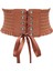 Moda Deri Steampunk Underbust Bel Kuşak Korse Açık Kahverengi (Yurt Dışından) 2