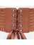 Moda Deri Steampunk Underbust Bel Kuşak Korse Açık Kahverengi (Yurt Dışından) 4