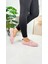 Günlük Kadın Loafer Peluş Astarlı Oval Burunlu Alçak Desenli Tabanlı Ayakkabı 375 2