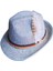 Fedora Ş Derby Kısa Kenarlı Ş Dekor Caz Ş Açık Gri (Yurt Dışından) 1
