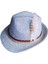 Fedora Ş Derby Kısa Kenarlı Ş Dekor Caz Ş Açık Gri (Yurt Dışından) 3