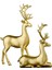 Reçine Heykeller, Dekorasyon Elk Deer Heykeli Süsleri, Seçenek 1-Altın (Yurt Dışından) 3