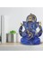 Heykelcik Hint Fengshui Fil I Heykelleri Ev Süsleri El Sanatları Mavi (Yurt Dışından) 4