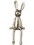 Heykeller Koleksiyonu Sır Dekoratif Tavşan Heykelleri Orta I (Yurt Dışından) 4