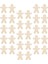 30 Boyasız Zencefilli Kurabiye Dilimleri Düğün Noel Scrapbooking Için Olmadan (Yurt Dışından) 2