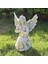 Angel Garden Heykel Reçine Dini Dış Mekan Dekoru Dışarıda Su Geçirmez (Yurt Dışından) 4