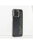 iPhone 15 Pro Max Kılıf Magsafe Uyumlu Fosforlu Aramid Fiber Pitaka Tactile Woven Aries Seri Siyah 2