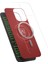 iPhone 15 Pro Max Kılıf Magsafe Uyumlu Fosforlu Aramid Fiber Pitaka Tactile Woven Aries Seri Siyah 3