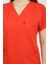 V Yaka Nar Çiçeği Unisex Tek Üst Uniforma (Viscon) Xl 4