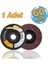 Avuç Içi Taşlama Flap Disk Zımpara Çapı 115 mm 60 Kum Zımparalama Taşı Göbek 22 mm 1 Adet 1