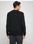 Basic Bisiklet Yaka Sweatshirt Uzun Kollu 4