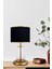 Monarch Transparent Gold Striped Cam Abajur 2