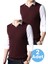 Erkek V Yaka Triko Tüylenmez Süveter Erkek Slim Fit Süveter 5