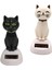 2 Güneş Enerjili Dans Oyuncakları Paneli Ev Için Güneş Enerjili Heykel *cat (Yurt Dışından) 1
