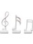 3x Modern Müzik Ü Süsleme Heykeli Müzik Notaları Heykelleri (Yurt Dışından) 3