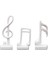 3x Modern Müzik Ü Süsleme Heykeli Müzik Notaları Heykelleri (Yurt Dışından) 4