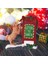 Icı Noel Heykeli Heykelcik Heykel Öpek Kırmızı 6.2x3.5x6.6cm (Yurt Dışından) 3