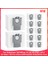 T8/T8PLUS S7 S8 S8+/q5+ +/ Max+ Pro Ultra G10PRO/G20 G10S/G10S Pure Vacuum Parçaları Için Toz Torbası 12 Adet (Yurt Dışından) 1