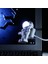 LED USB Gece Lambası Astronot Şekli Taşınabilir Aydınlatma Bilgisayar Pc Laptop Için Ayarlanabilir Katlanabilir Yenilik Spaceman Lamba (Yurt Dışından) 3