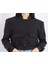Crop Bomber Ceket Siyah 2